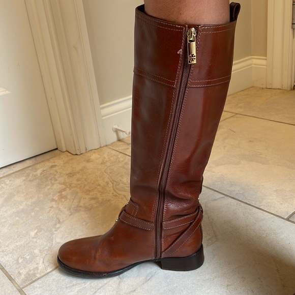 Tory Burch Brown Riding Boots - Picture 4 of 6